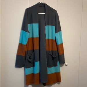 Plus size waffle knit cardigan size 3x